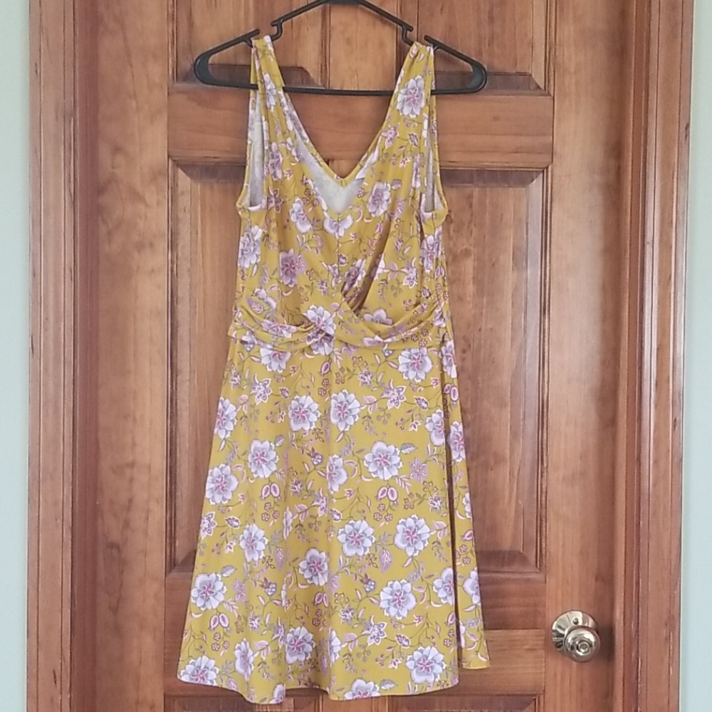 Yellow Floral Dress
